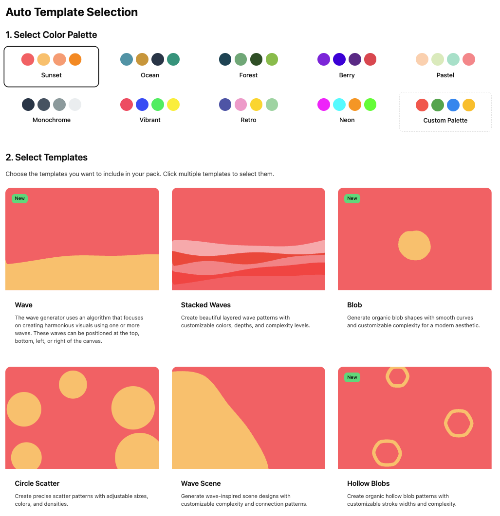 Text to SVG Template Example